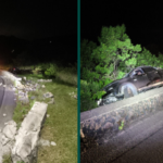 Acidente mobiliza atendimento de emergência na entrada da Praia do Pinho em Balneário Camboriú